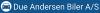 DUE ANDERSEN BILER A/S logo