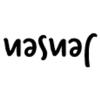 Jensen på hovedet                 v/Morten Dall Jensen logo