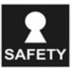 SAFETY LÅSE & SIKRING A/S logo