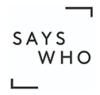 SAYS WHO A/S logo